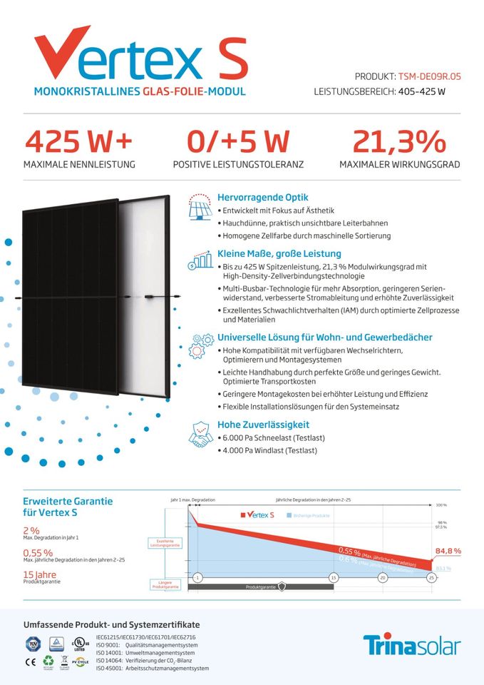 10kW PV-Komplettpaket inkl. Speicher Photovoltaik Set Solar in Emstek