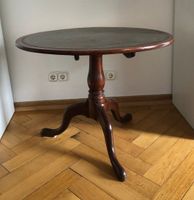 Mahagoni Tisch, lederbezogen, Art englischer Library Table Hannover - Mitte Vorschau