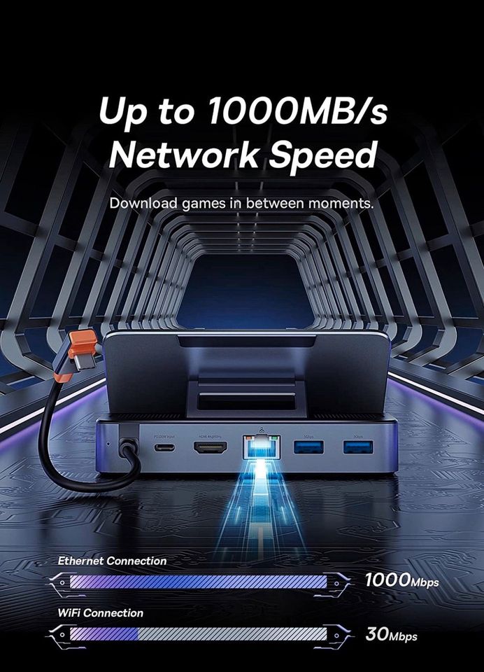 Docking Station 6-in-1  OVP & UNBENUTZT in Ginsheim-Gustavsburg
