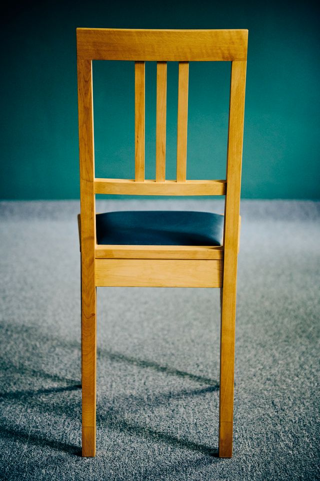 **Stuhl Jugendstil Esstisch Küche Chair Holz Leder ANTIK STYLE** in Berlin