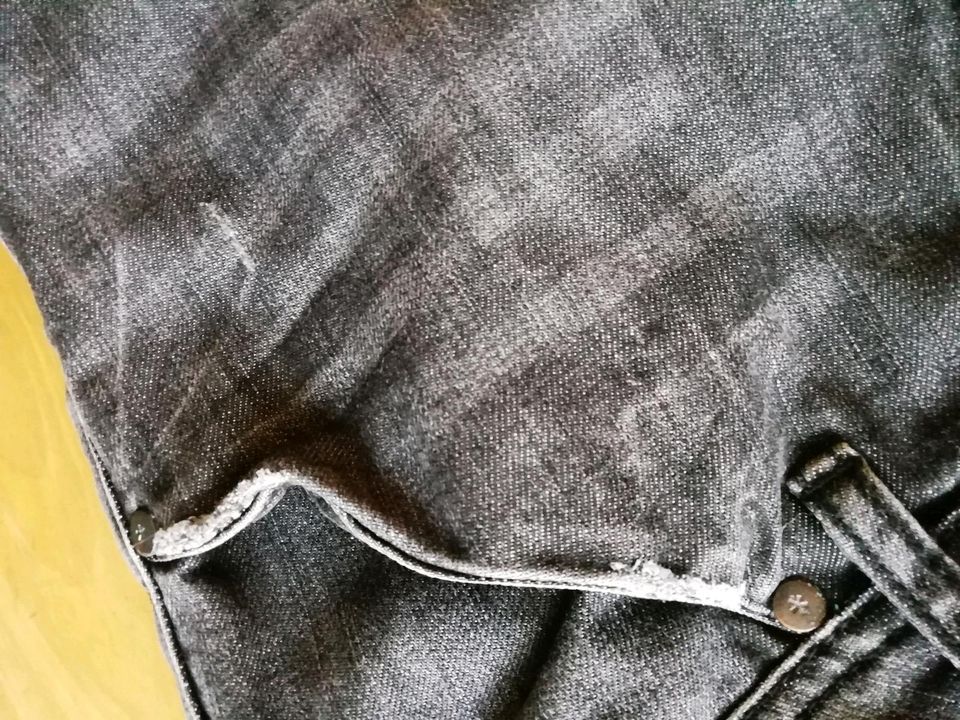 JAKE'S Jeans, used look, anthrazit, Gr 38 in Schönenberg-Kübelberg