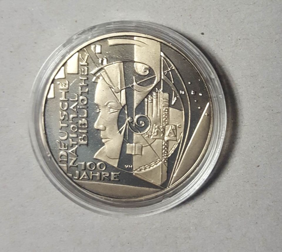 Deutschland 2012 - fünf 10 Euro Sondermünzen - A - D - F - G - J in Leiferde