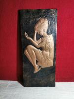 Wandbild mit Frau aus Metall DDR Ostalgie Retro Sachsen - Bautzen Vorschau