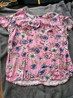 T-Shirt Bodyflirt rosa Blumen Rüschen Gr.46 Damen Thüringen - Gera Vorschau