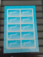 Postfrisch Briefmarke Post Schriftzug blau 2002 Deutsche Post Nordrhein-Westfalen - Sankt Augustin Vorschau