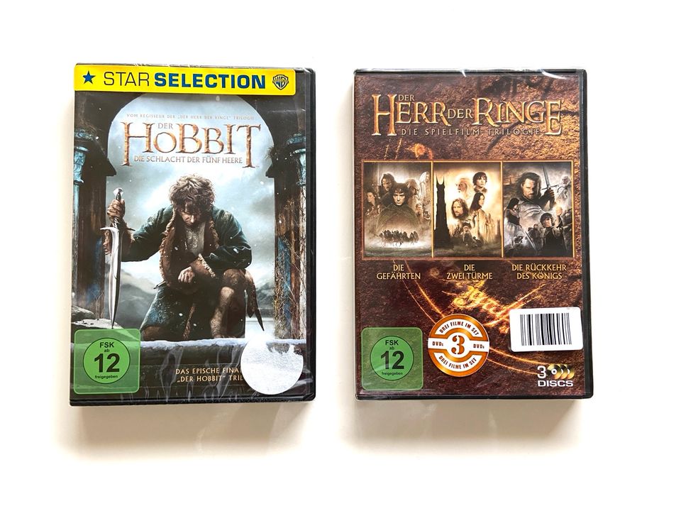 DVD 4 Filme Hobbit + Herr der Ringe in Dortmund