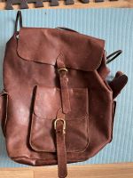 Vintage Rucksack aus echtem Leder Baden-Württemberg - Heidelberg Vorschau