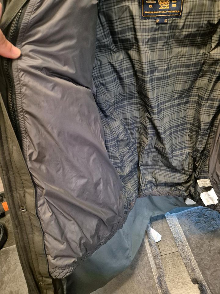 Woolrich 2 in 1 Jacke +Weste kaum getragen worden gr.xxl braun in Alsdorf