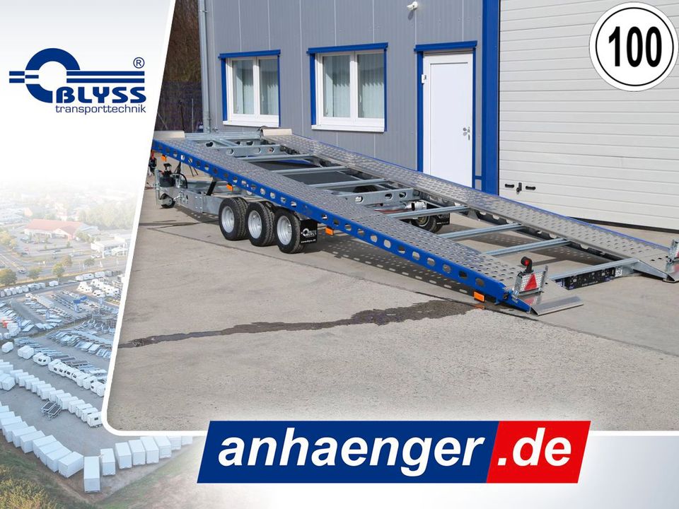 NEU Fahrzeugtransporter Blyss Anhänger 655x205cm Anhänger 3500kg in Seesen