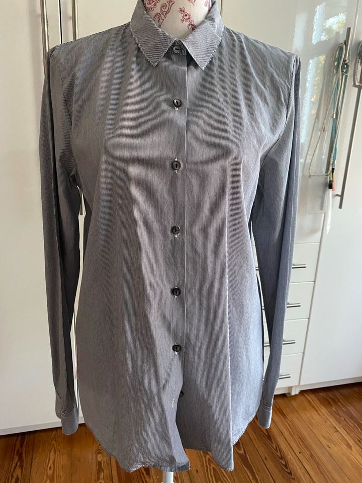 Maison Sotch Bluse (Scotch & Soda), grau weiß gestreift, Gr. 3 in Kiel