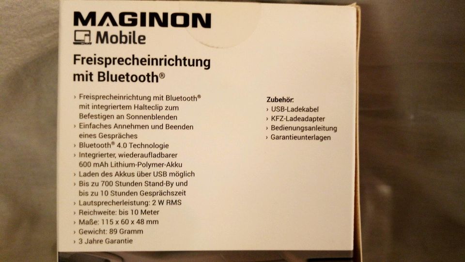 Maginon Freispecheinrichtung mit Bluetooth in Scheeßel