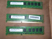 3 X 2 GB RAM PC3-10600E Saarland - Homburg Vorschau