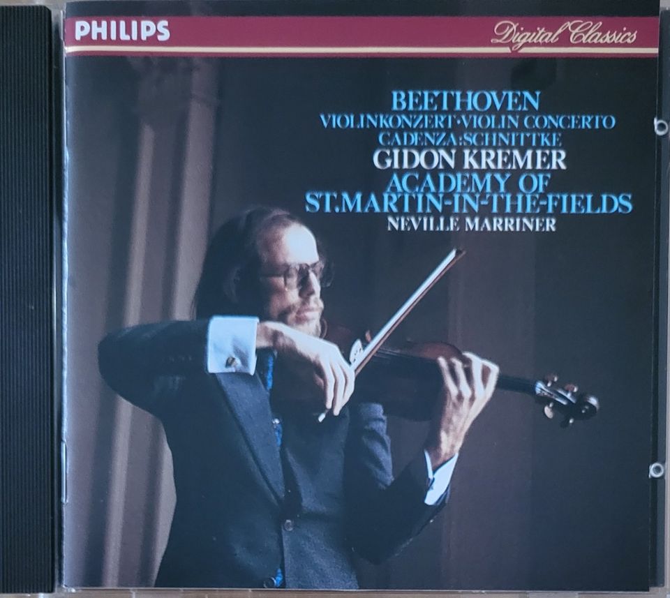 Beethoven Violinkonzert Gidon Kremer Marriner CD Top-Zustand in Dreieich