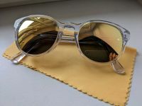 Sonnenbrille unisex, klares Gestell, verspiegelte Gläser (Gold) Baden-Württemberg - Überlingen Vorschau