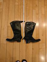 Schnallen Leder Stiefel 40 Düsseldorf - Grafenberg Vorschau