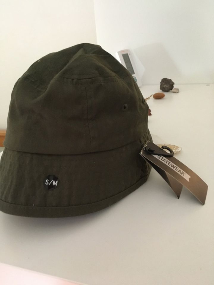 Statewear UV-Schutz-Hut olivgrün(Stone Bucket Hat, S/M) Sonnenhut in Hamburg