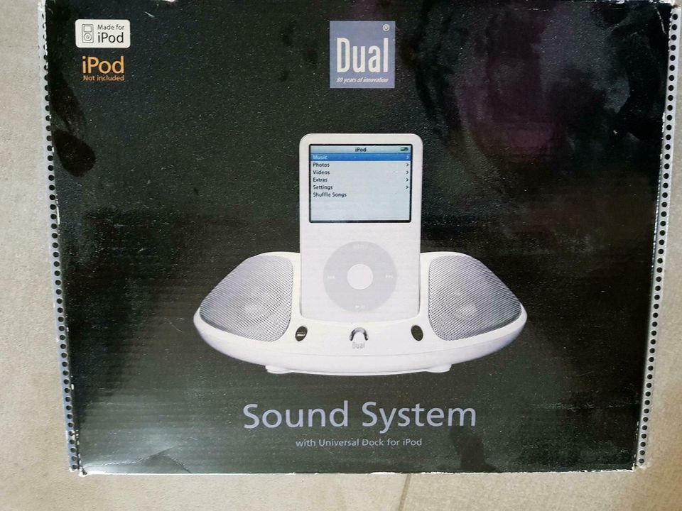 Dual slim Sound System für iPod Docking Station NP 89,90€ in Hessen -  Biebertal | Lautsprecher & Kopfhörer gebraucht kaufen | eBay Kleinanzeigen  ist jetzt Kleinanzeigen