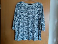 Shirt 3/4Arm Bexleys XL weiß mit blauen Blumen und Strass Bayern - Mantel Vorschau