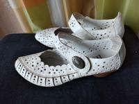 Echtleder Sommerschuhe mit Absätzen Gr.37 Düsseldorf - Garath Vorschau