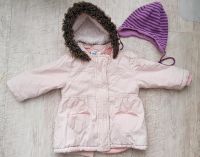 TOPOMINI Winterjacke rosa Gr. 80 + Mütze lila!Set nur 3€!  Wir ge Dresden - Klotzsche Vorschau