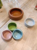 Weiße+ braune Wasser-/Futterschale aus Keramik, für Hamster Nordrhein-Westfalen - Erkelenz Vorschau