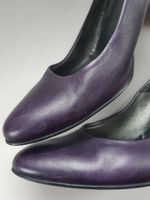 "MARIPE" Pumps, Größe 40, Leder, dunkel-lila. Hessen - Biedenkopf Vorschau