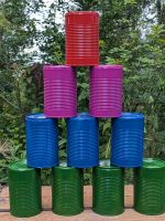 Dosenwerfen Büchsenwerfen,farbig Set M 6 10 od.15 teilig glänzend Mitte - Tiergarten Vorschau
