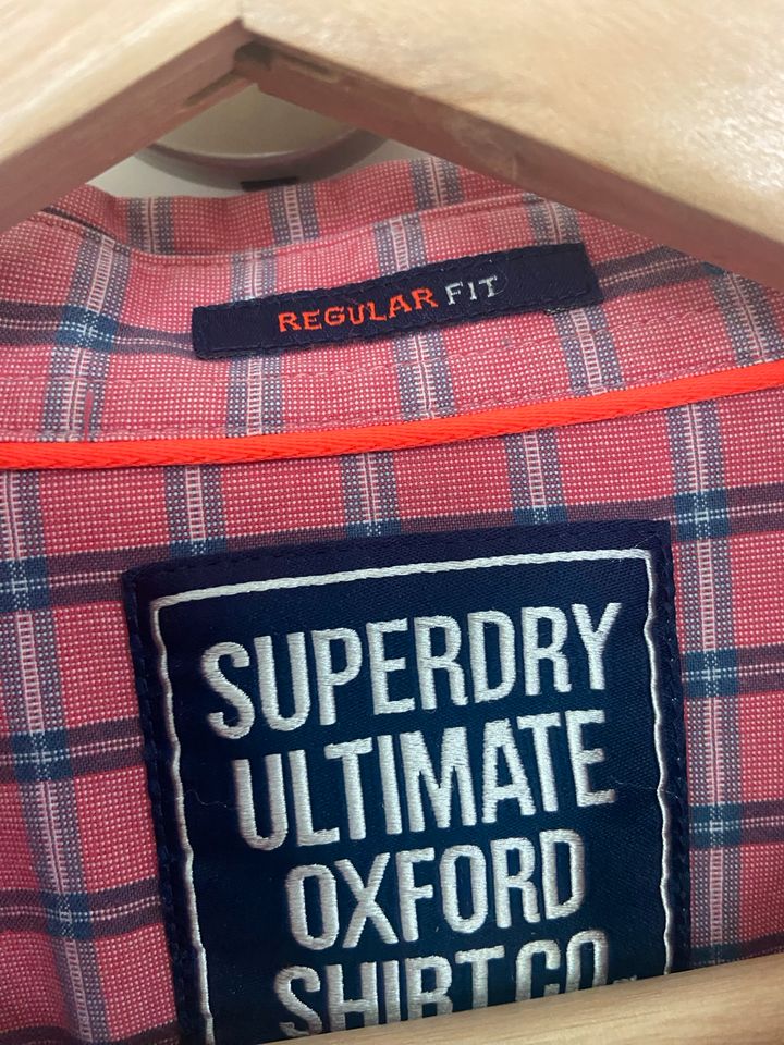 Superdry Herren Hemd Herrenhemd Shirt XL wie neu neuwertig in Meschede