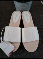 Tommy Hilfiger,coole Clogs offen, Ibiza Style Gr. 39, Leder, we München - Laim Vorschau