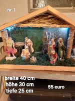 Opa Heini s selbstgebauten weihnachtskrippen  alle beleuchtet Niedersachsen - Varel Vorschau