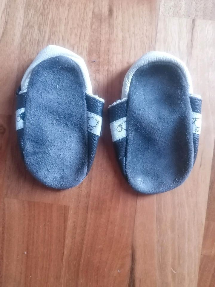 Mini-Faktur Babyschuhe Krabbelschuhe Lederpuschen Gr. 18 in Pliezhausen