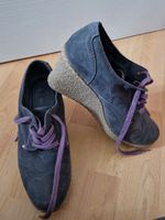 Keilabsatz Schuhe Grau Größe 39 Wuppertal - Barmen Vorschau