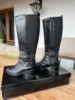 Schwarze Damenstiefel von Dune London – Gr. 40 Bayern - Kiefersfelden Vorschau