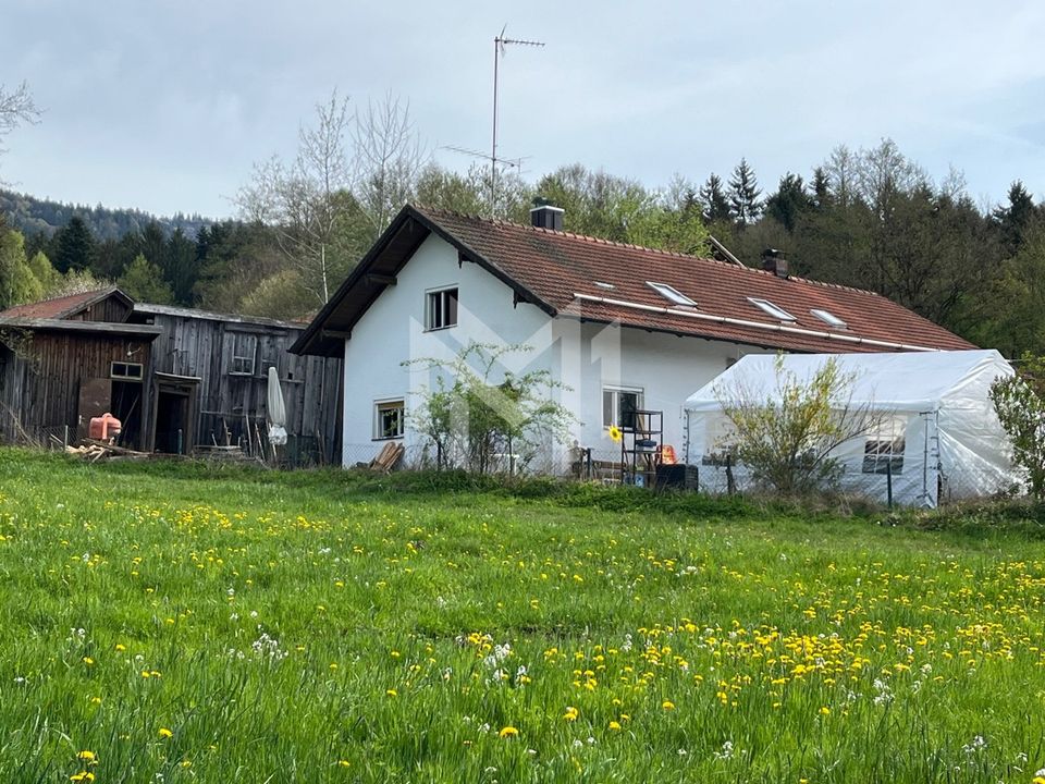 (Teil)-Sanierungsobjekt am Fuße des Kaitersberg in herrlicher Südlage ! in Bad Kötzting