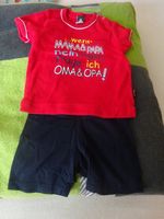 Kurze Hose und T-Shirt von Trigema Gr.68 rot mit Spruch TOP Baden-Württemberg - Trochtelfingen Vorschau