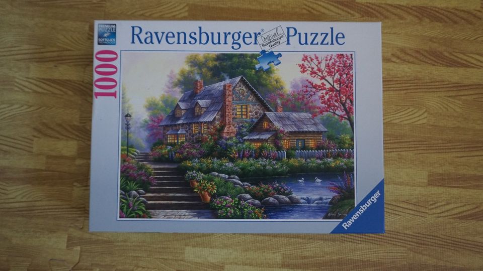 Ravensburger Puzzle 1000 Teile Romantisches Cottage in Darmstadt