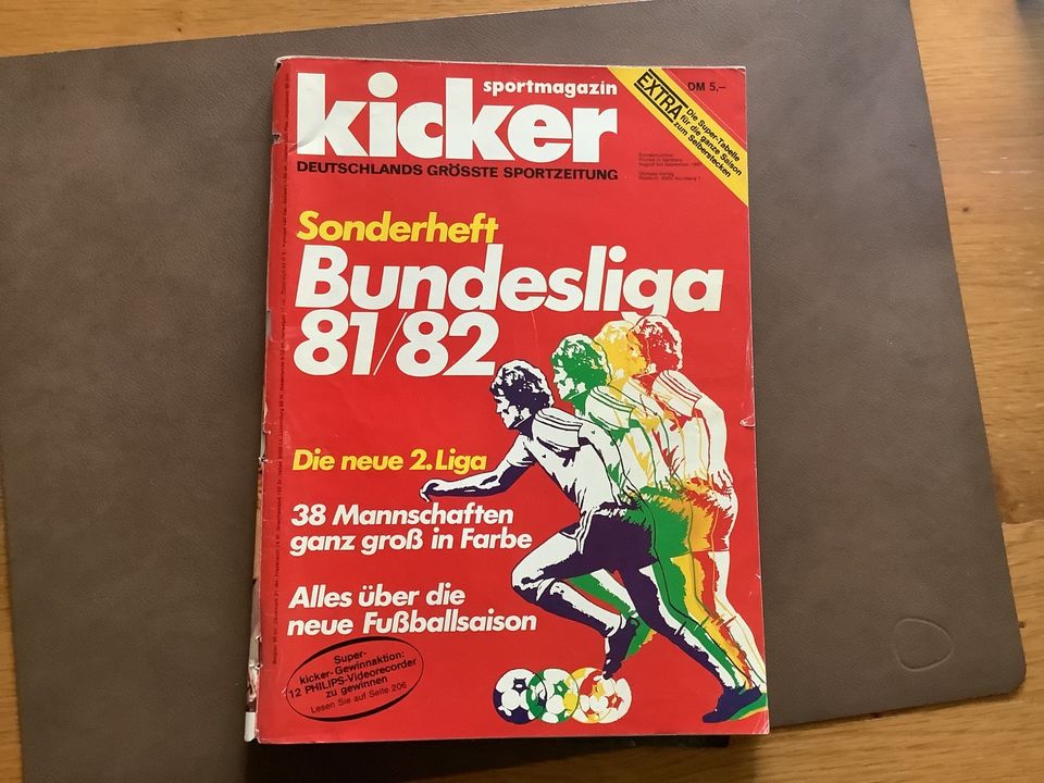 Kicker Sonderheft Bundesliga 81/82 in Wegberg