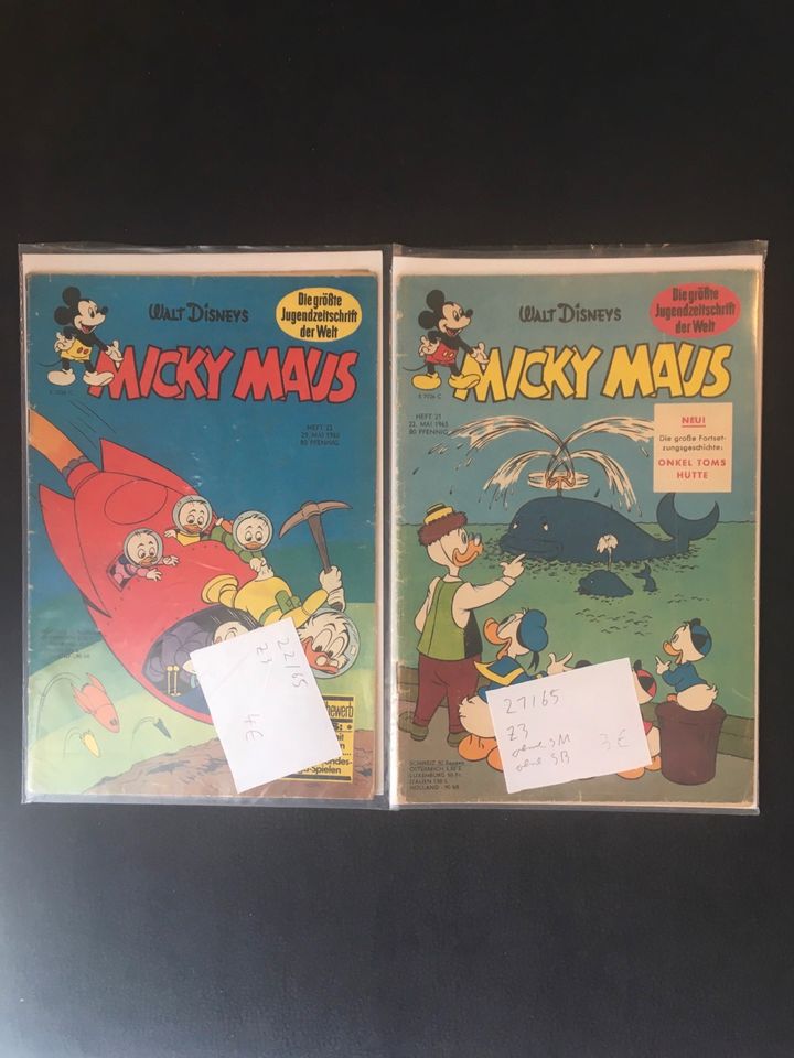 28 Micky Maus Hefte von Nr 1 bis Nr 32 von 1965 in Mecklenbeck