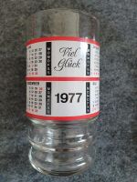Trinkglas / Glas / Vase mit Kalender 1977 Wuppertal - Oberbarmen Vorschau