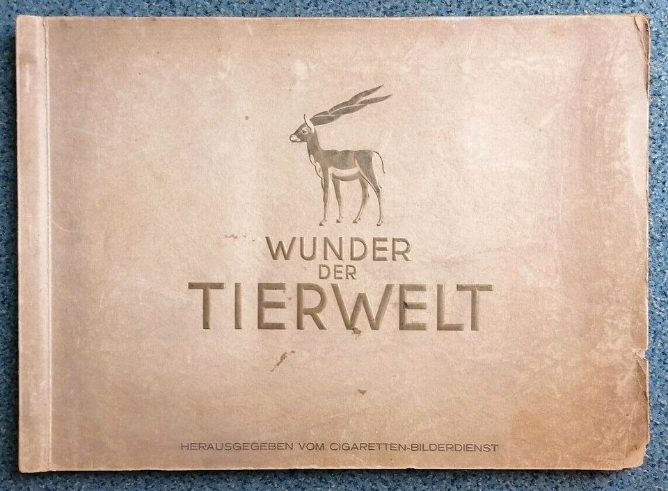 Wunder der Tierwelt - Sammelalbum Zigarettenbilder 30er Jahre in Tecklenburg