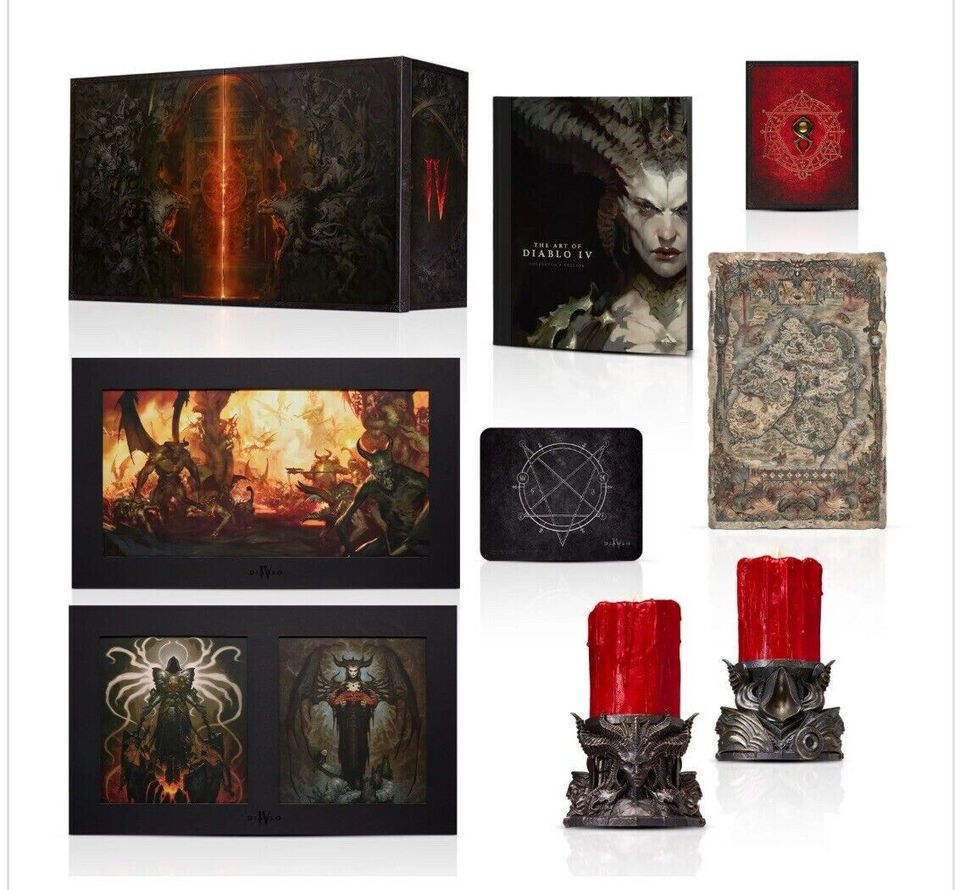 Diablo 4 Collectors Edition Englische Version NEU & OVP in Rot an der Rot