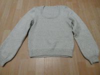 selbstgestrickter silberner Pullover Damenmode Gr. S  Handarbeit Duisburg - Duisburg-Mitte Vorschau