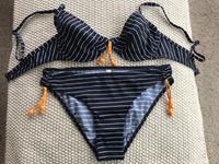 ESPRIT Bikini in Gr.36 Cup C, Hose 38 Blau/weiss, Bügel-BH Nordrhein-Westfalen - Mülheim (Ruhr) Vorschau