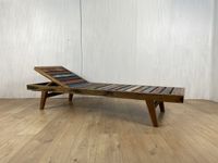 Boatwood by WMK # Sehr schöne & hochwertige Liege aus altem Bootsholz, ein handgefertigtes Unikat aus massivem Teakholz # Holzliege Sonnenliege Daybed Bank Gartenmöbel Upcycling Teak Loft Industrial Friedrichshain-Kreuzberg - Friedrichshain Vorschau