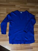 Gr. 42 Merino 100% Damenpullover blau langarm Pullover München - Ramersdorf-Perlach Vorschau