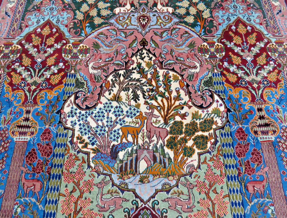 NEU 295x200cm Handgeknüpft Orientteppich Kashmar Perserteppich in Hamburg