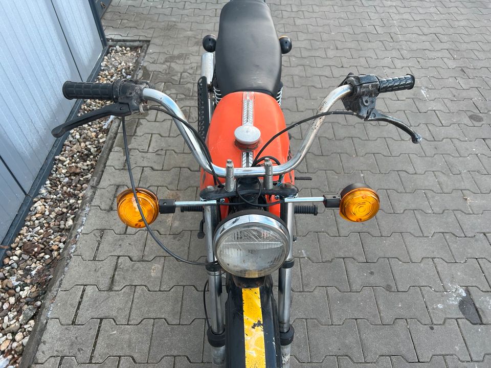 Simson S51 Enduro Original fahrbereit 4-Gang 1990 Moped Roller in Osterweddingen