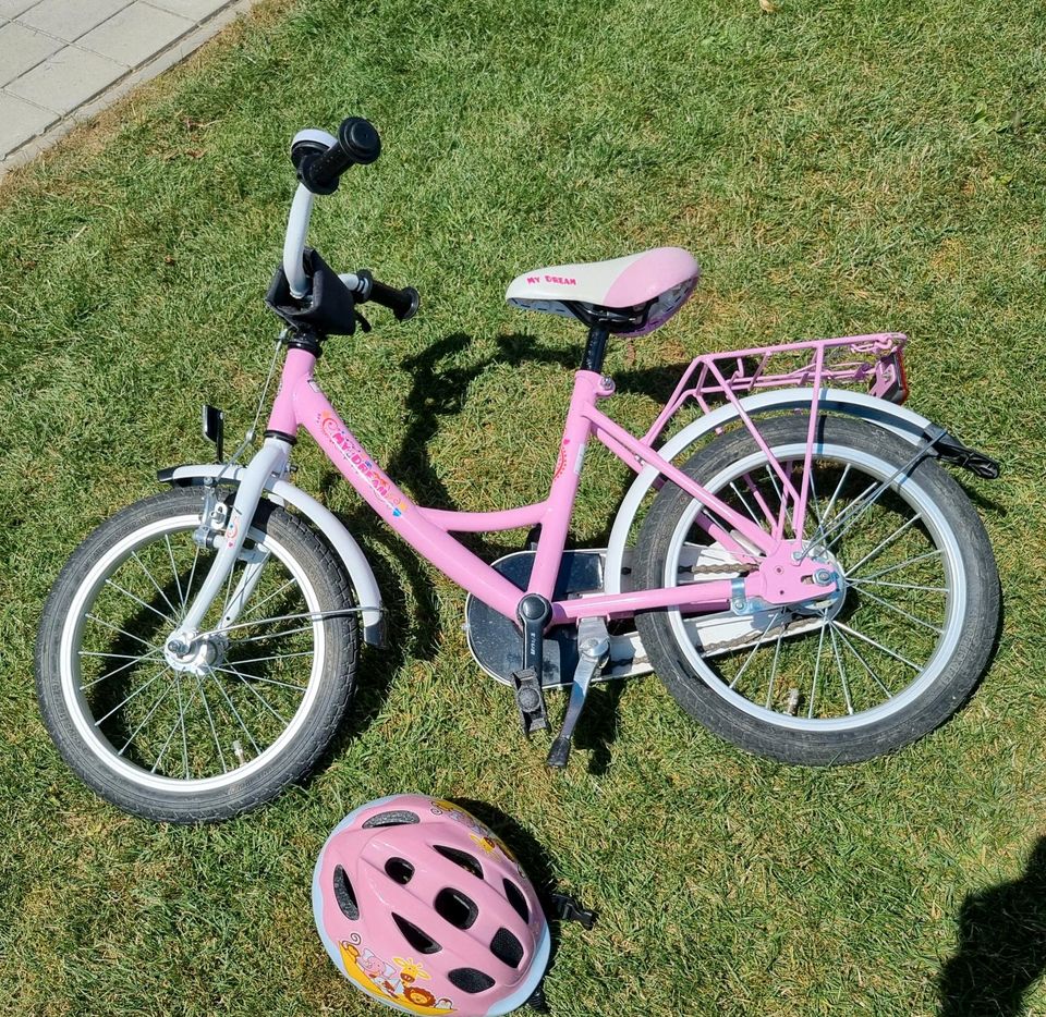 Bachtenkirch Kinderfahrrad 16 Zoll + Helm in Kehl