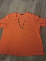 *SAMOON* T-Shirt in orange mit bronzefarbenen Deko-Nieten, Gr.50 Nordrhein-Westfalen - Paderborn Vorschau