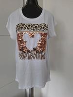 HAILYS  DISNEY T-shirt Shirt Gr. M Leoprint Pailletten Sachsen - Klingenthal Vorschau